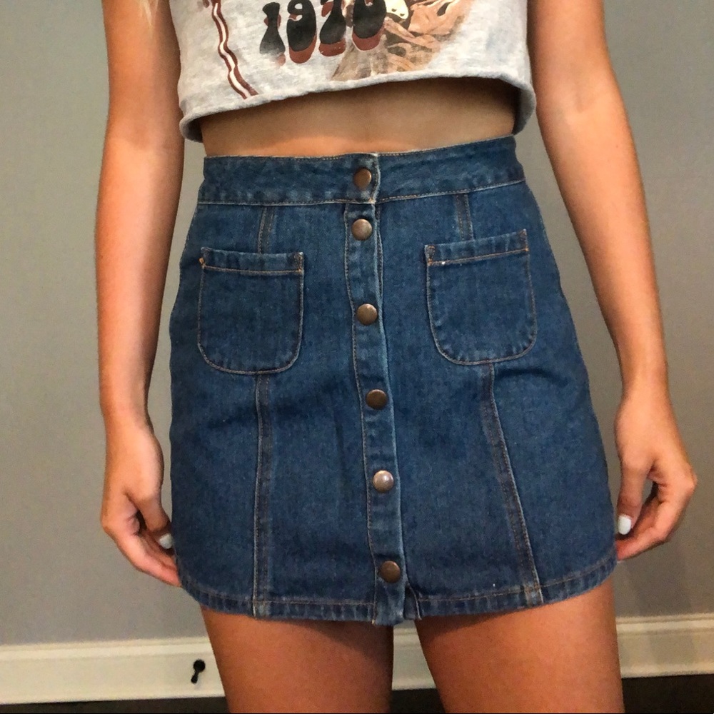 Denim skirt